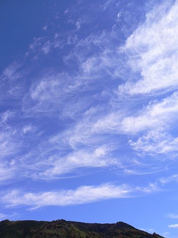 秋の雲　　今日の朝、10時ごろ　　の画像